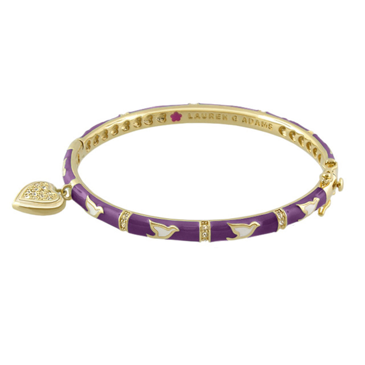 Peace and Dove Heart Bangle