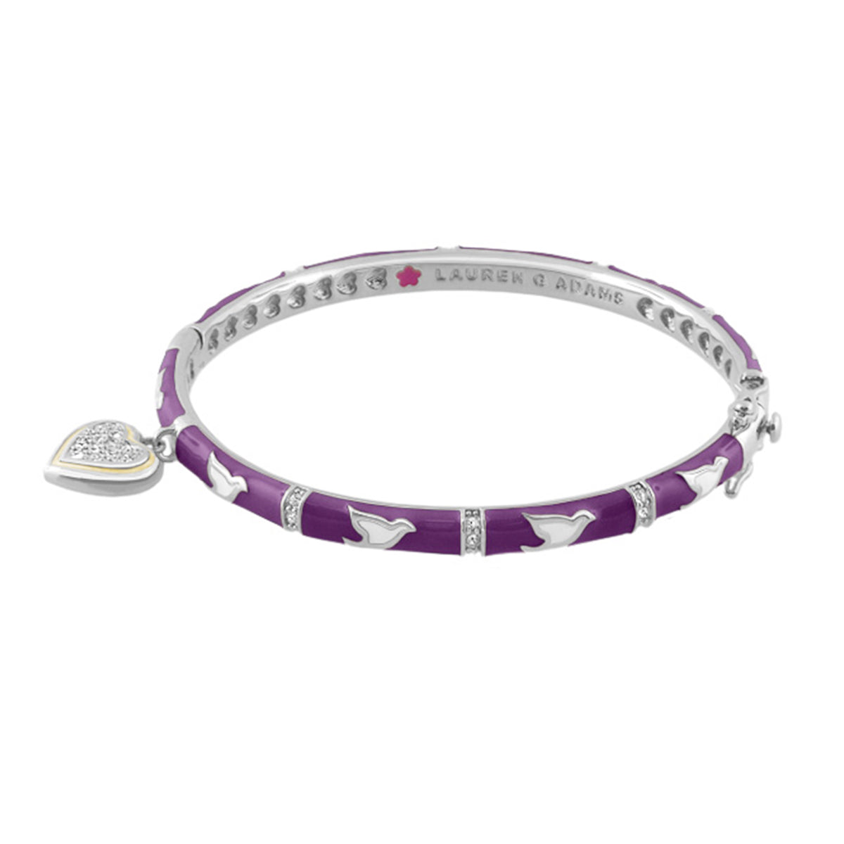 Peace and Dove Heart Bangle