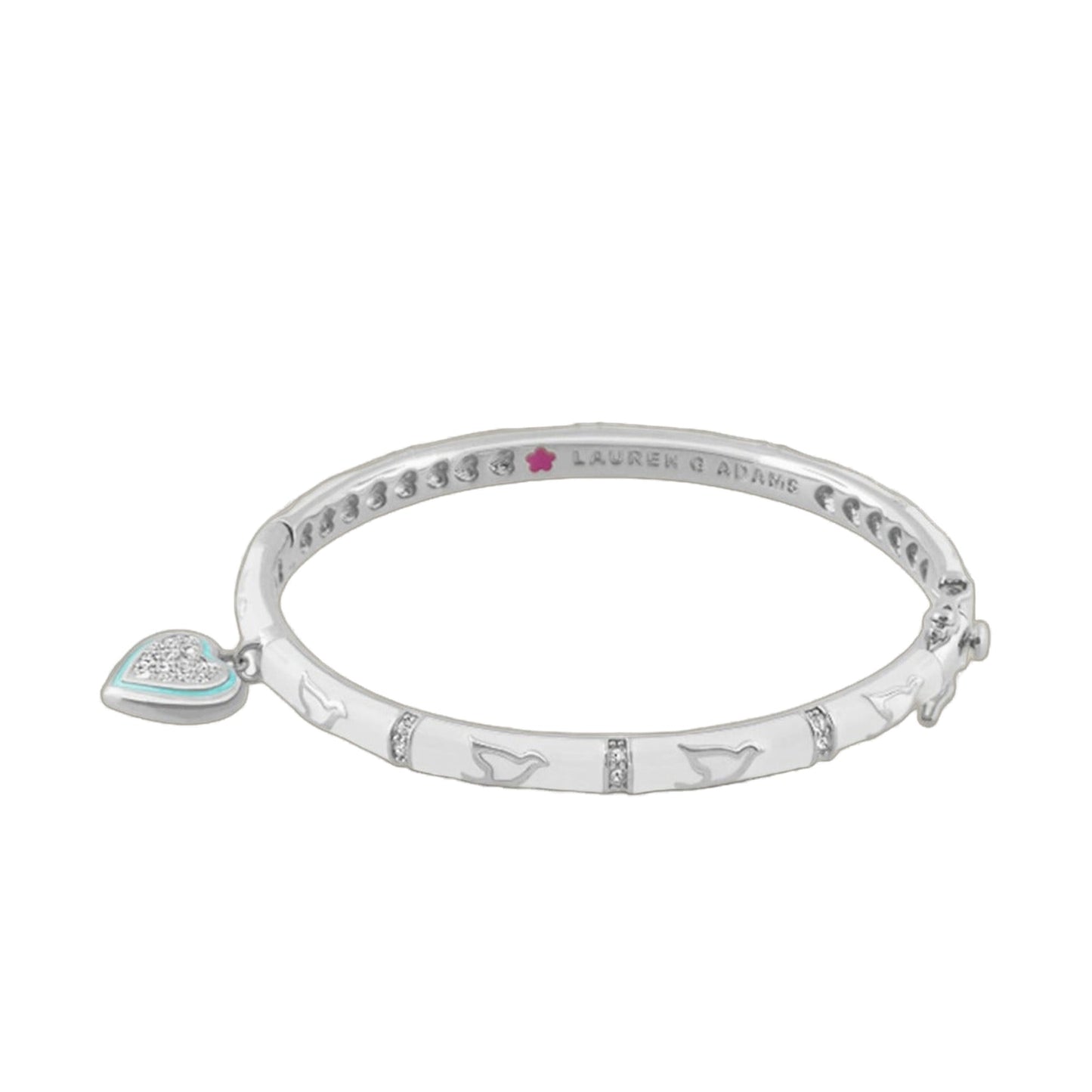 Peace and Dove Heart Bangle