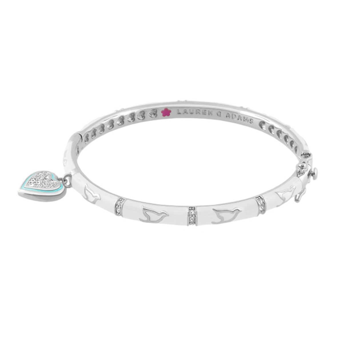 Peace and Dove Heart Bangle