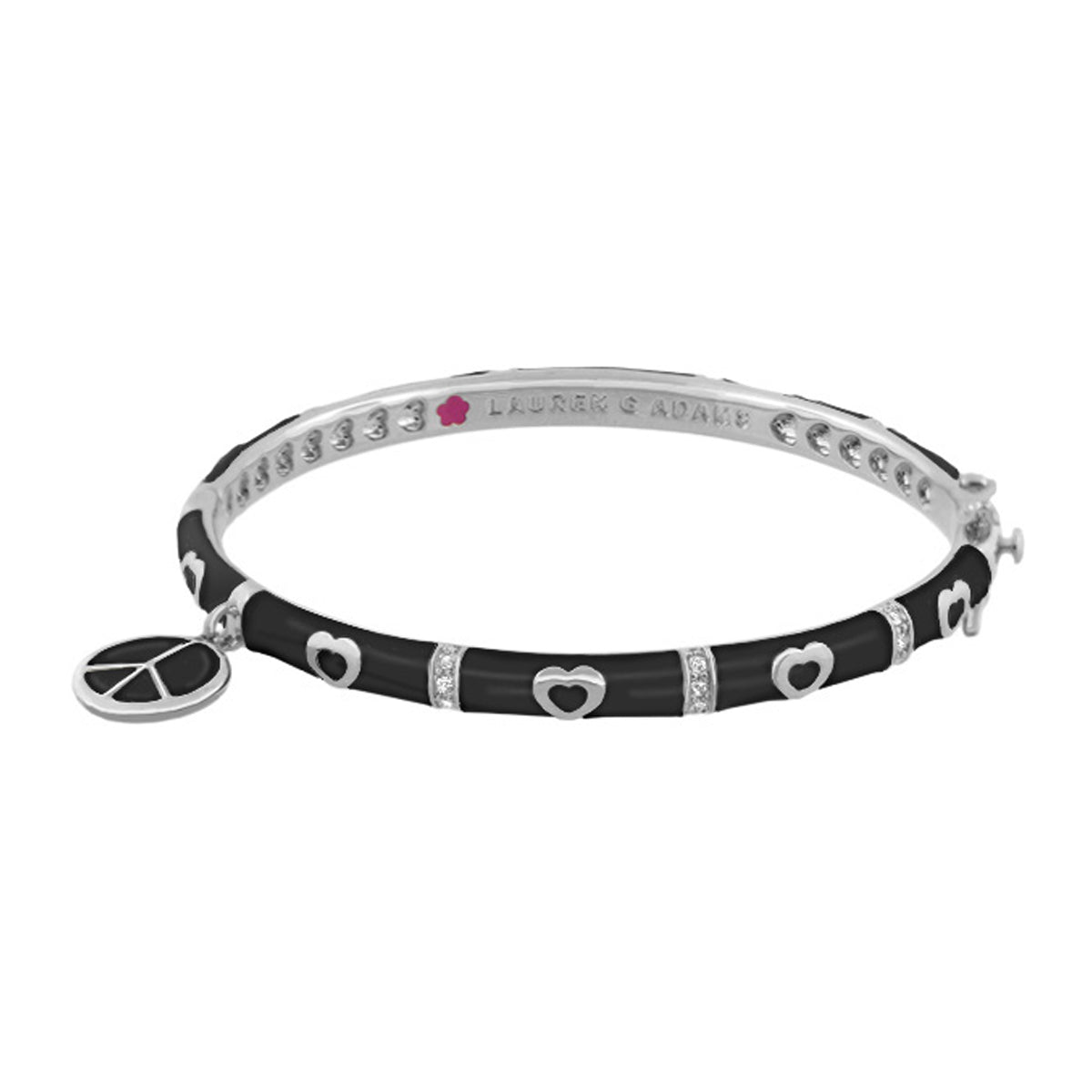 Charming 2 Peace Sign Bangle