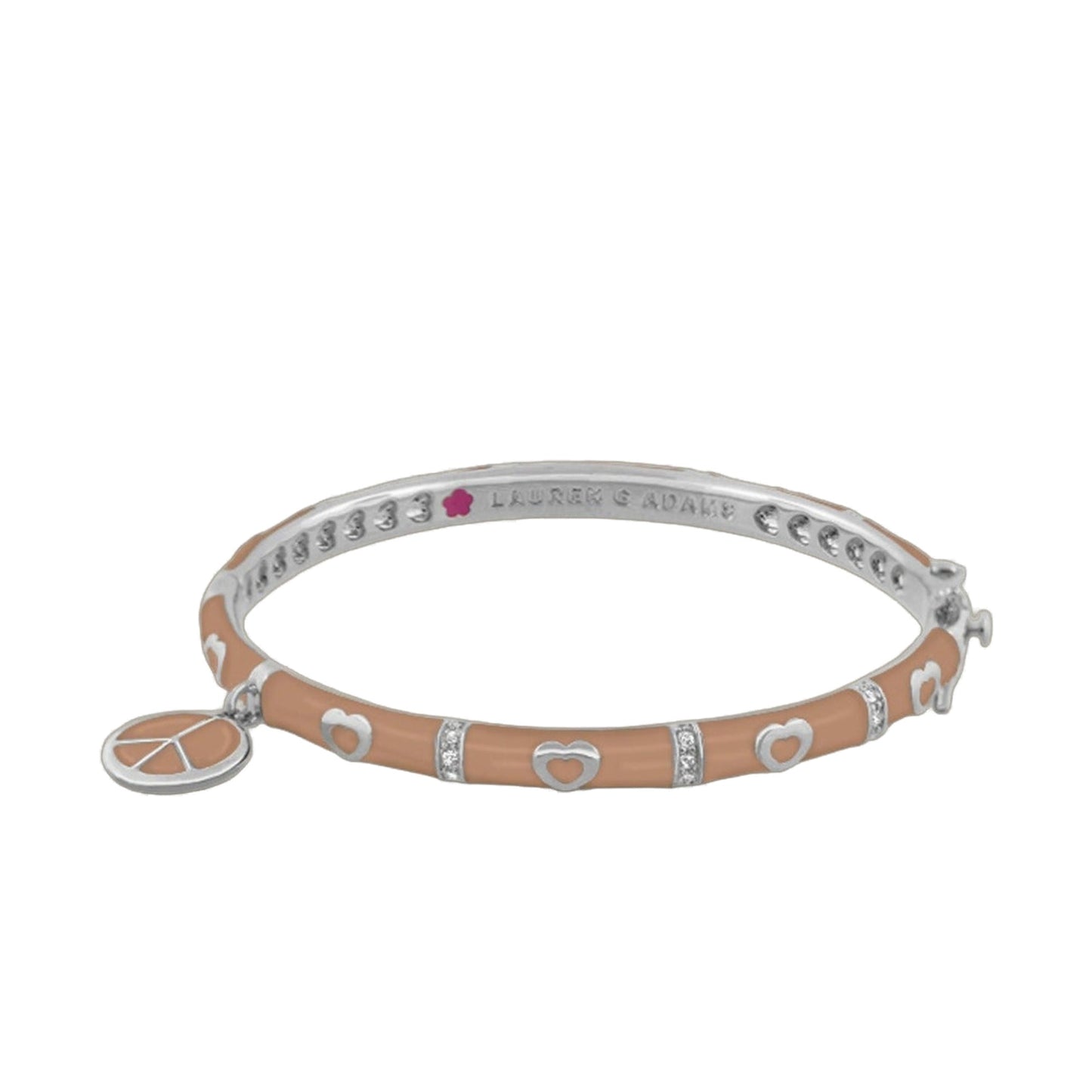 Charming 2 Peace Sign Bangle