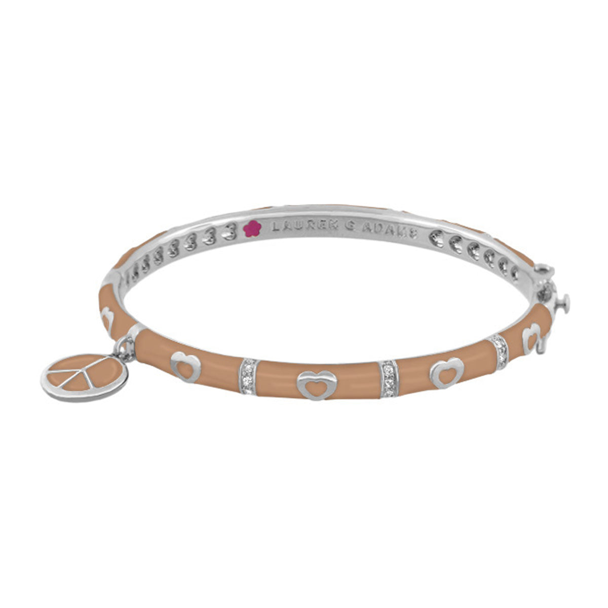 Charming 2 Peace Sign Bangle