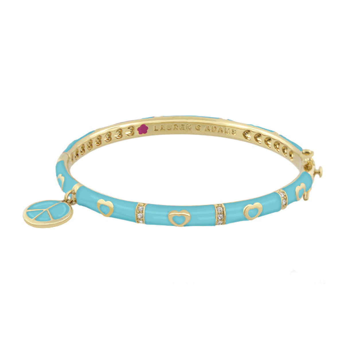 Charming 2 Peace Sign Bangle