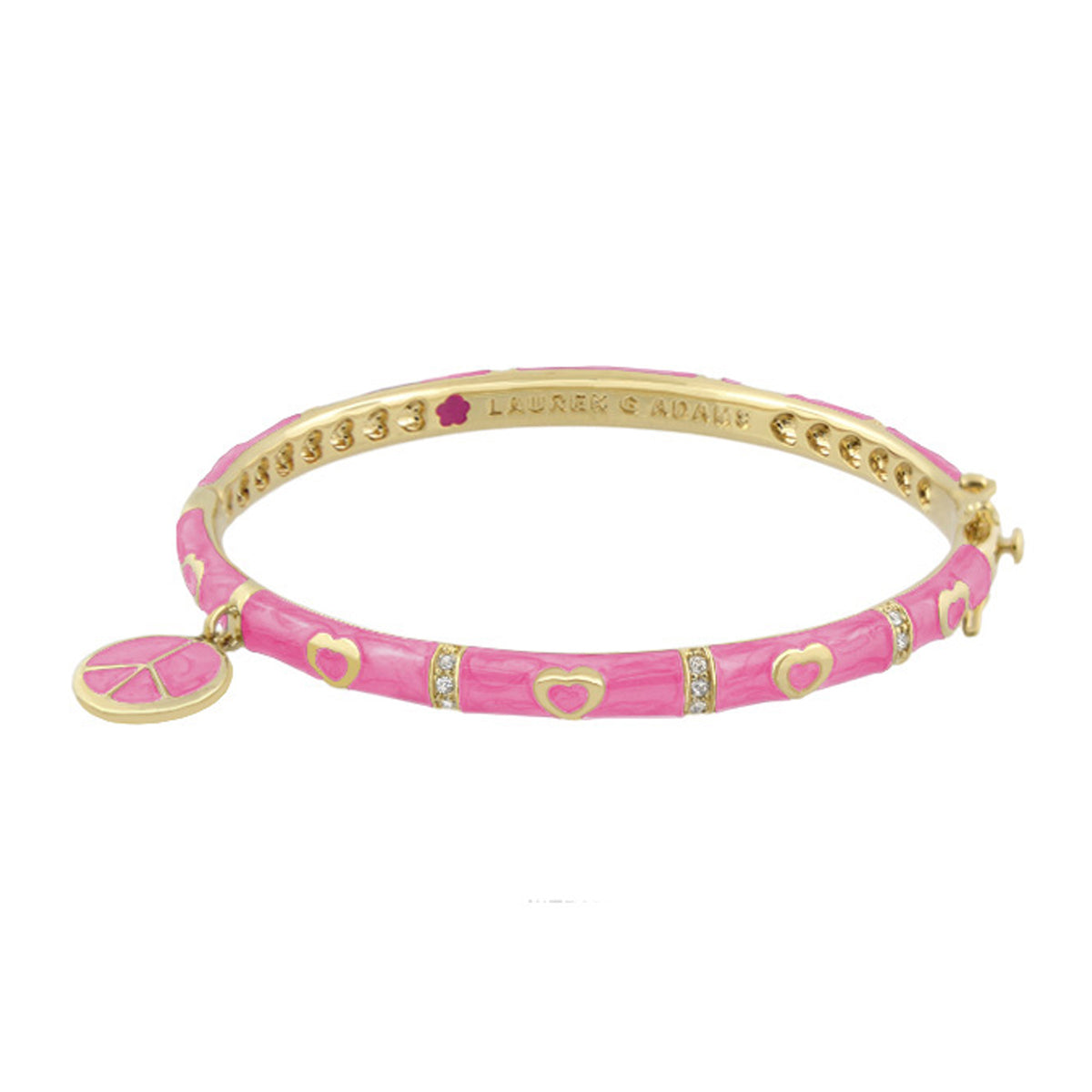 Charming 2 Peace Sign Bangle