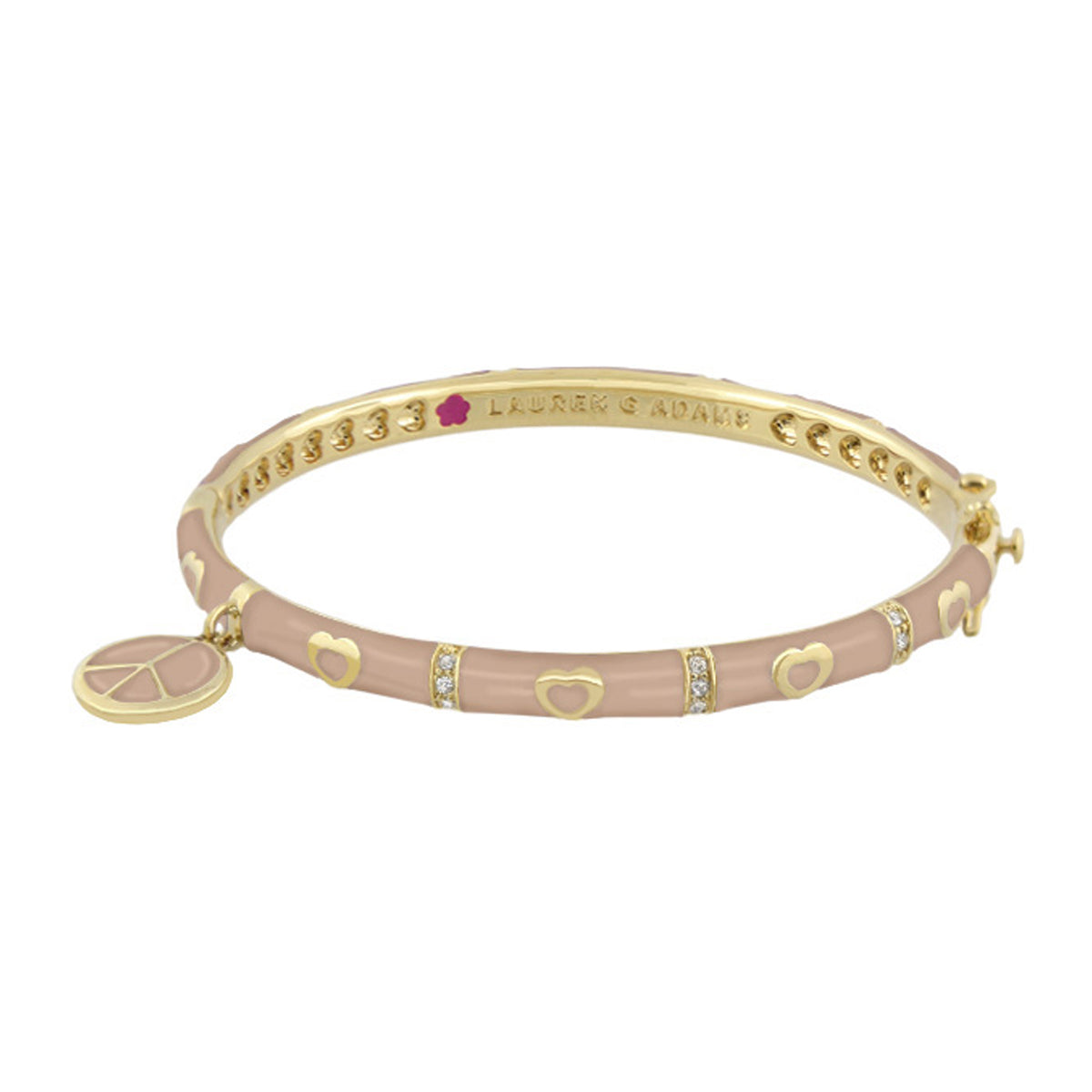 Charming 2 Peace Sign Bangle