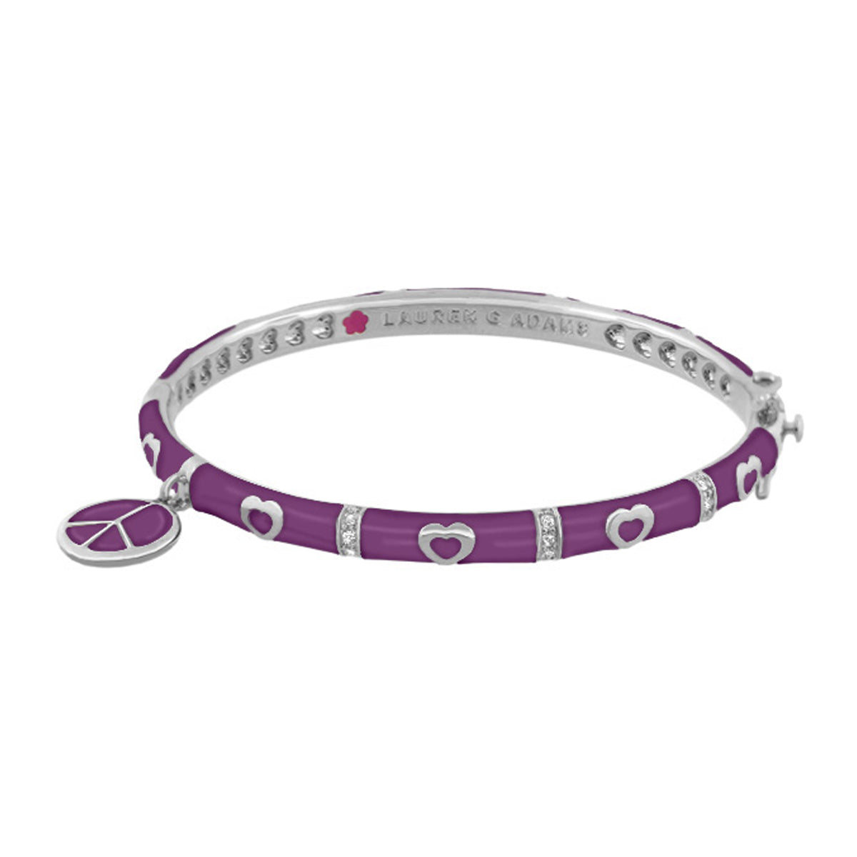 Charming 2 Peace Sign Bangle