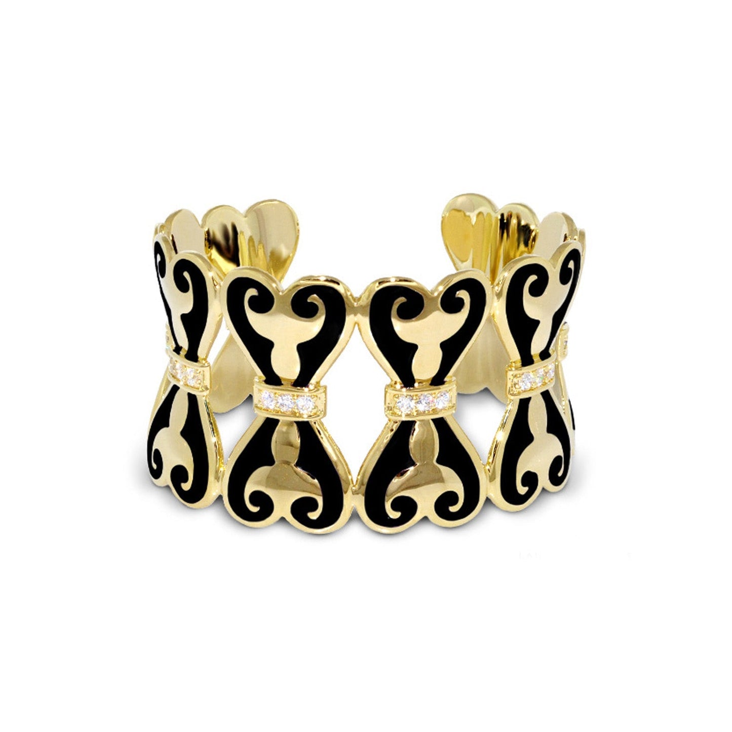 Bows and Hearts Bangle