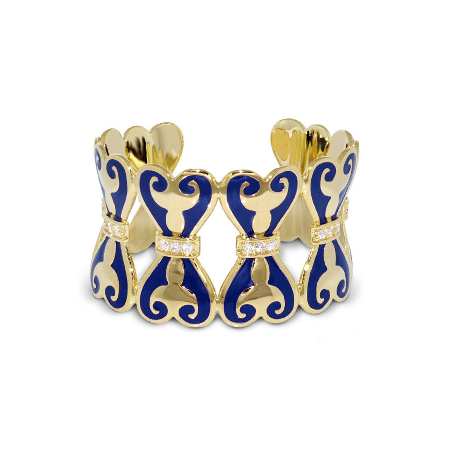 Bows and Hearts Bangle