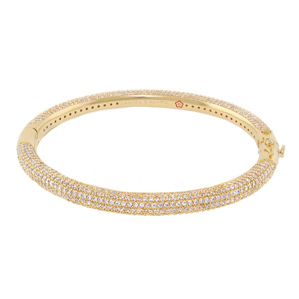 Shimmer and Glimmer Stackable Pave Bangle