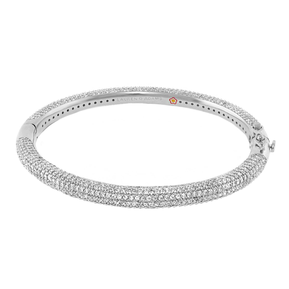 Shimmer and Glimmer Stackable Pave Bangle
