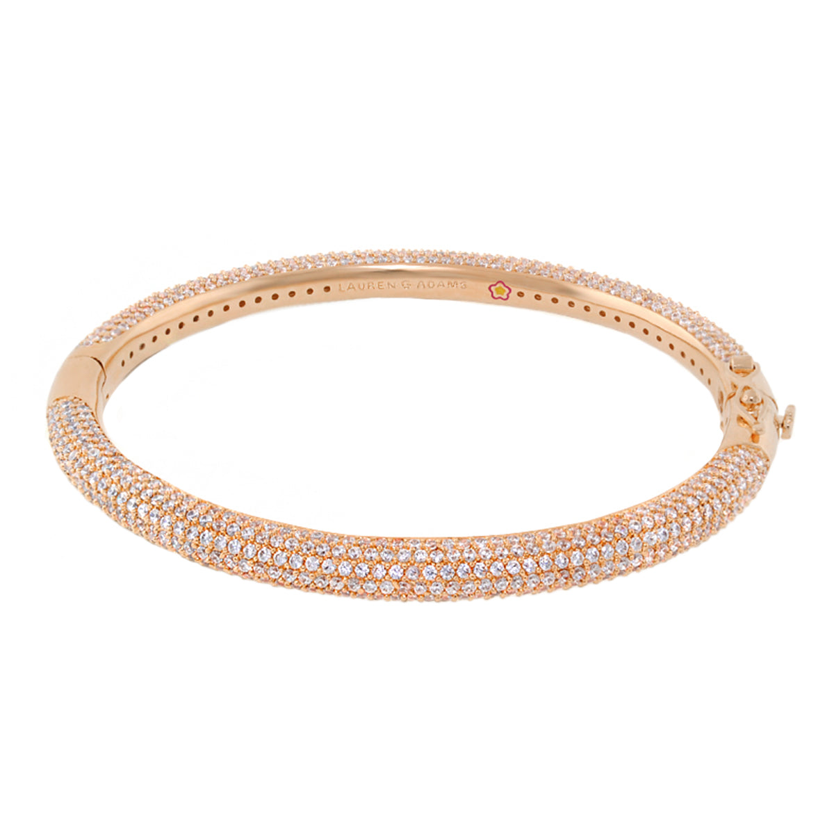Shimmer and Glimmer Stackable Pave Bangle
