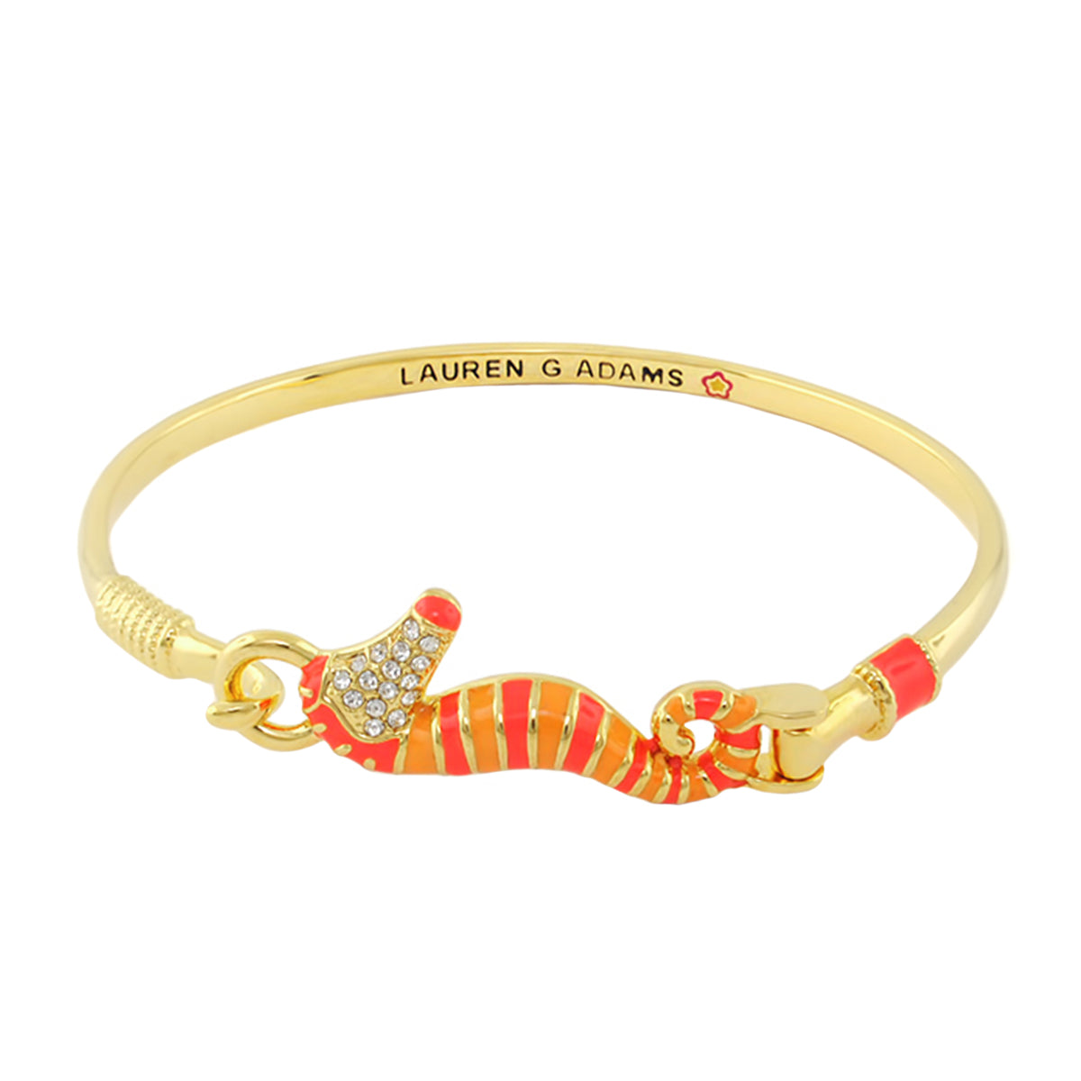 Eau Seahorse Bangle
