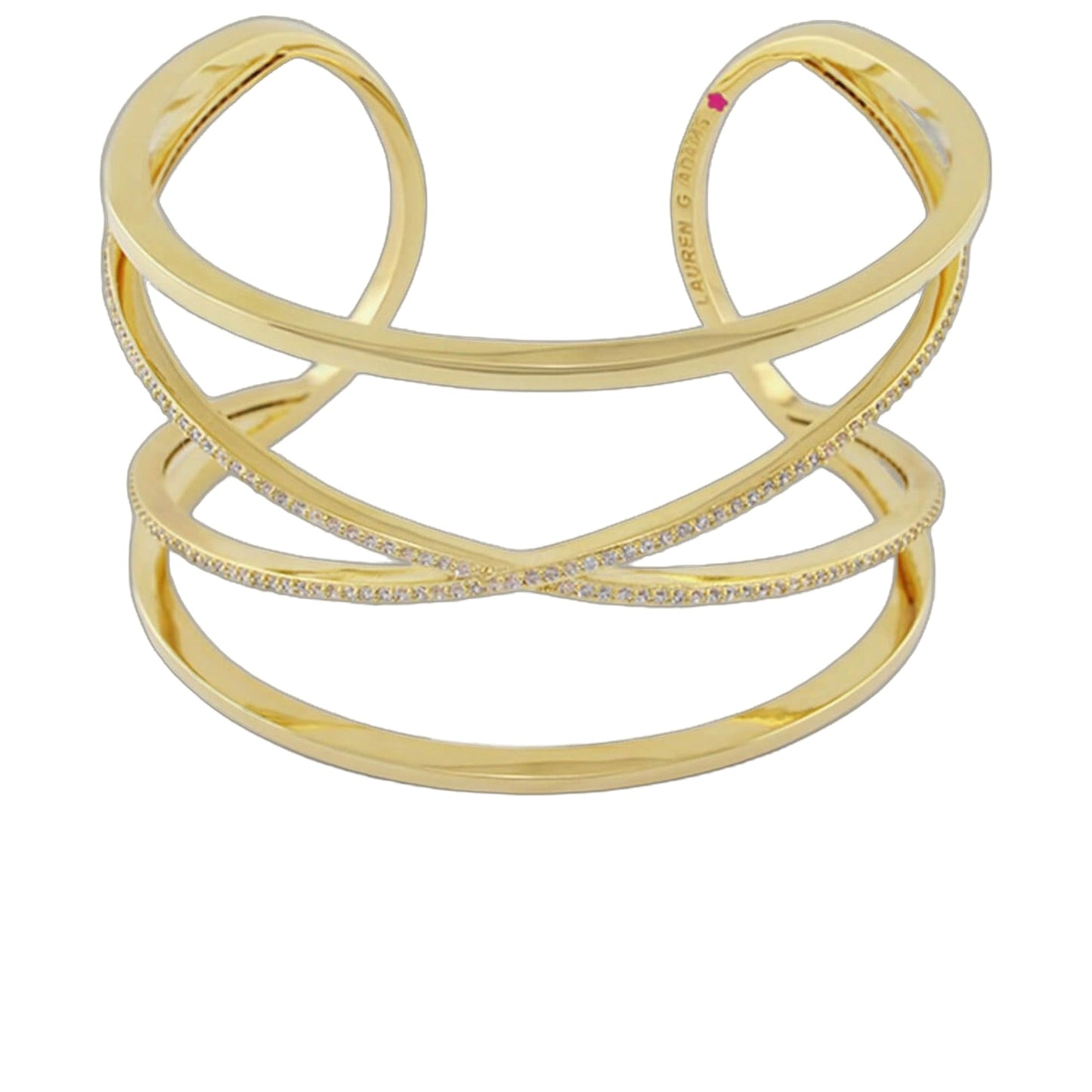 Axis 18k Gold-Plated Geometric Bangle