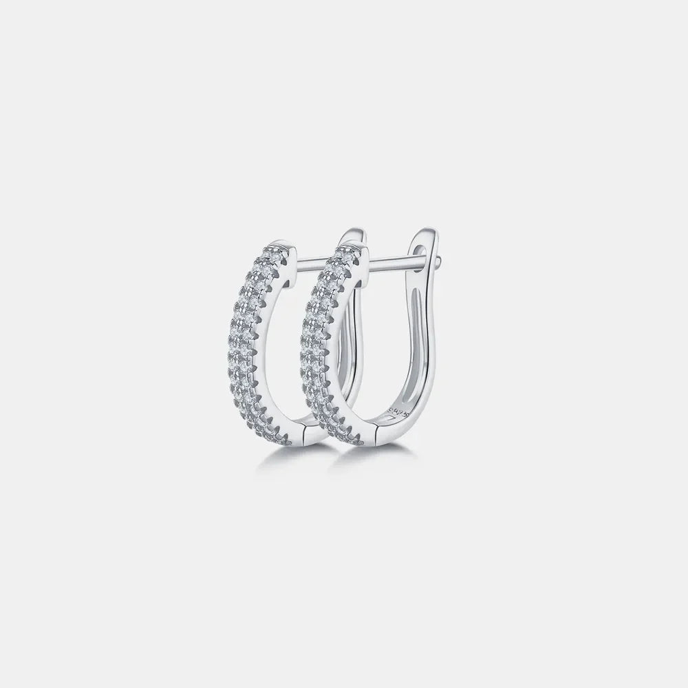 Sparkala™ 925 Sterling Silver Huggie Earrings