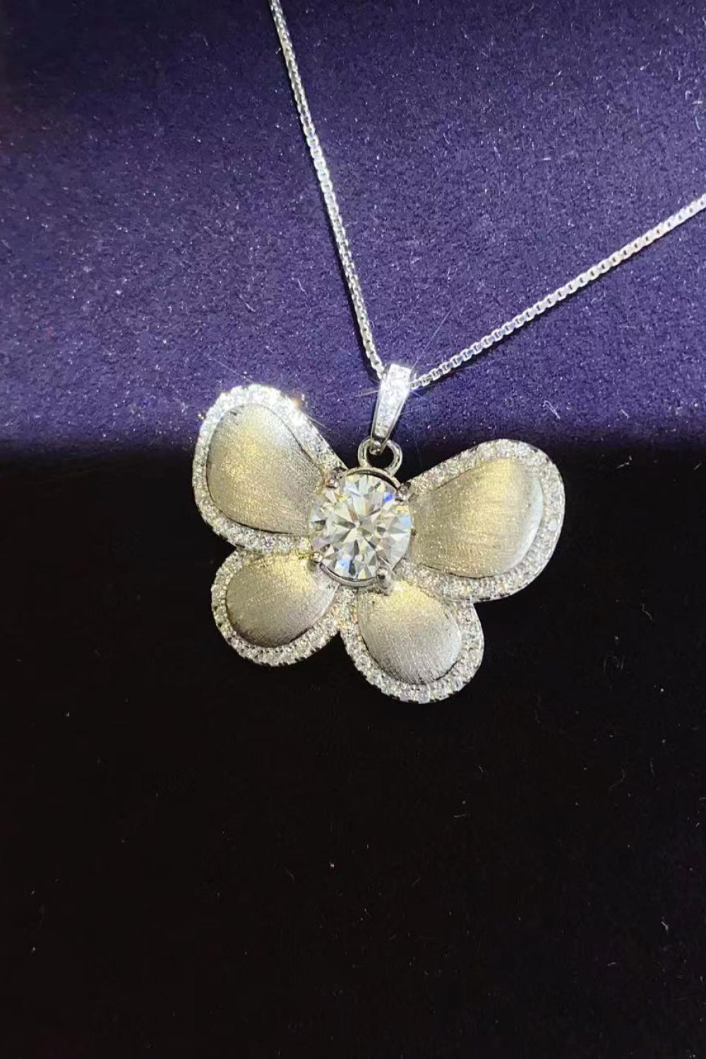 1 Carat Sparkala™ Butterfly Pendant Necklace