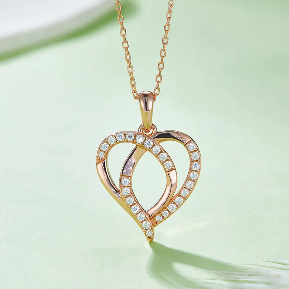 Sparkala™ 925 Sterling Silver Heart Shape Necklace