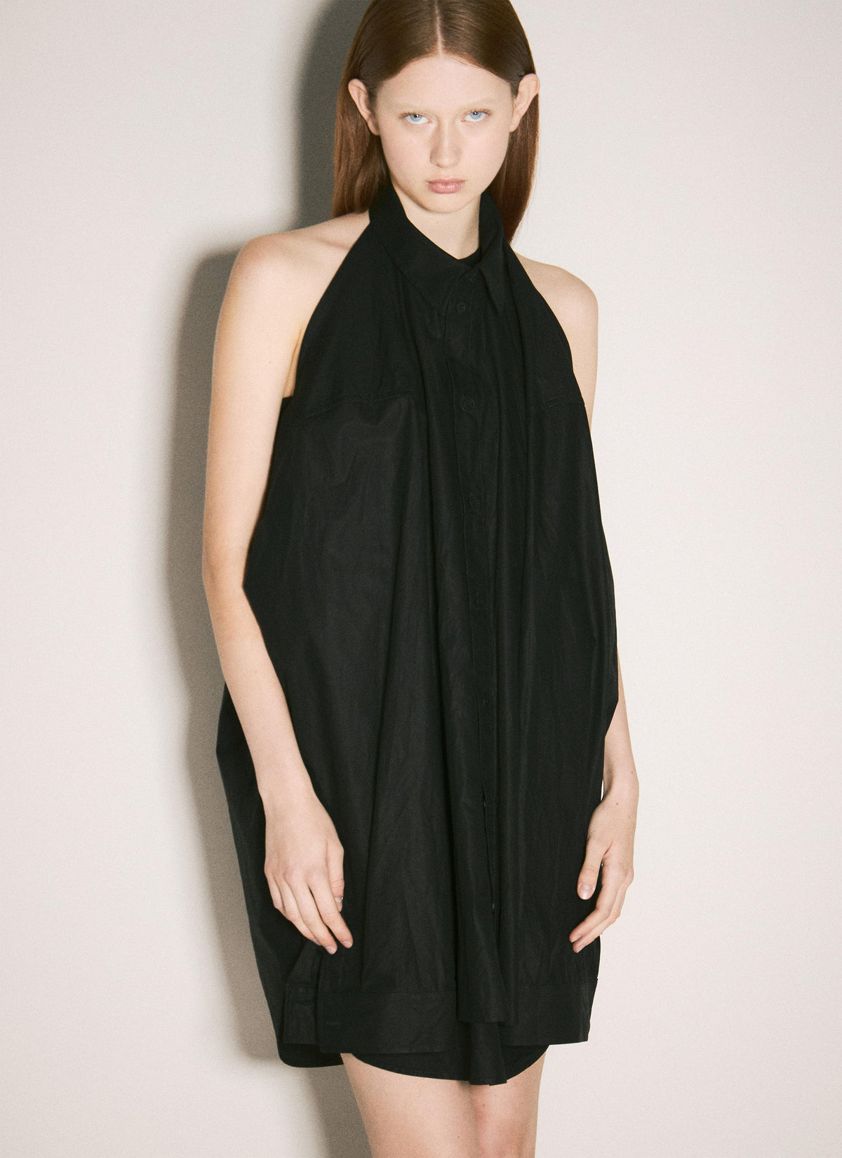 Balenciaga Women Suspended Shirt Dress