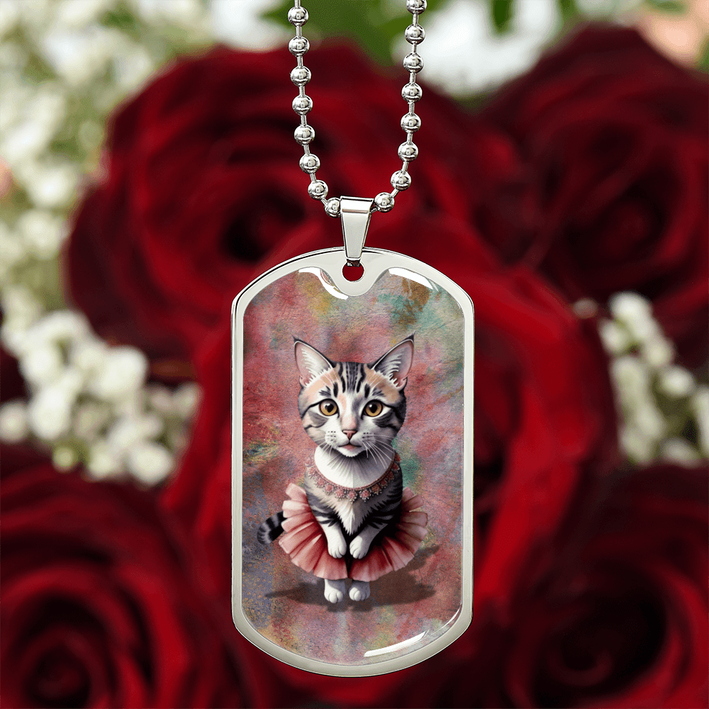Ballerina Kitty Novelty Necklace