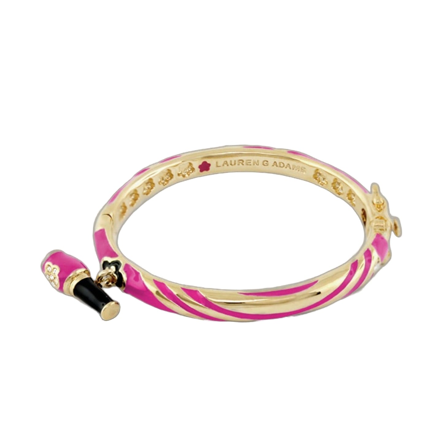 Bangle With Nail Polish Charm