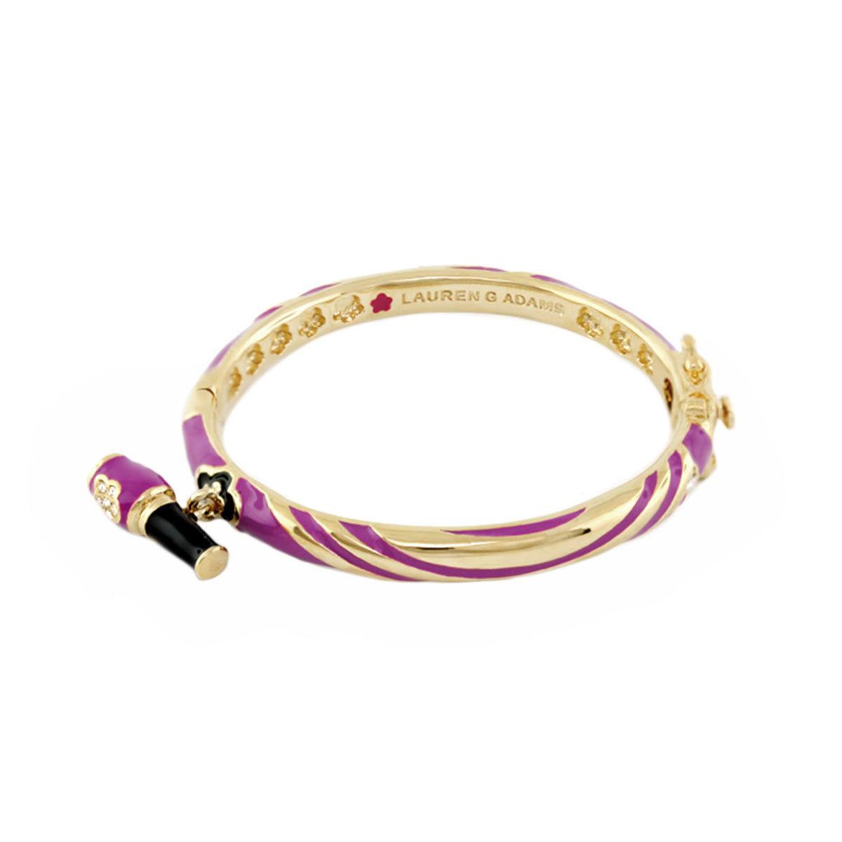 Bangle With Nail Polish Charm