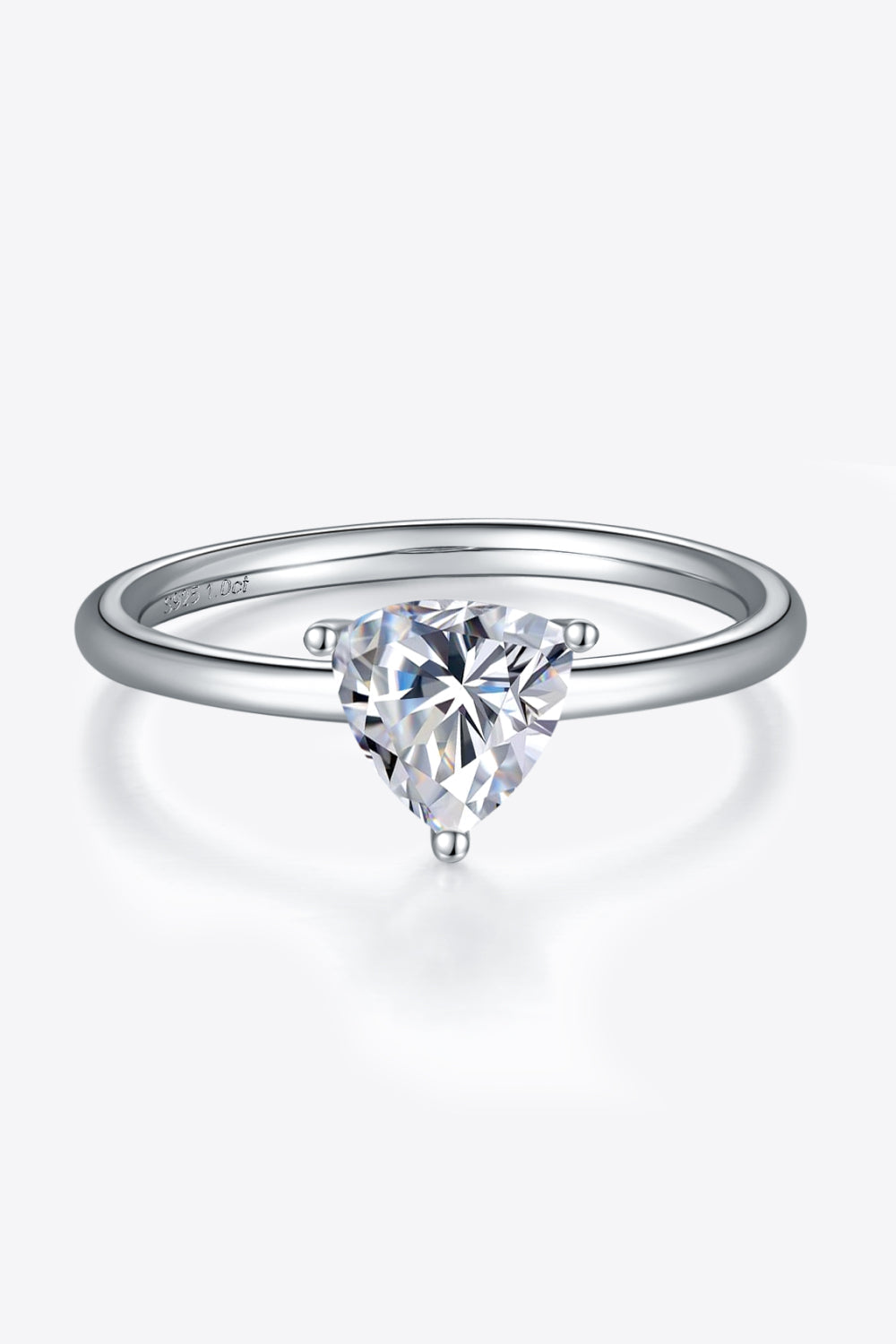 1 Carat Sparkala™ Platinum Over Pure Sterling Silver Solitaire Ring