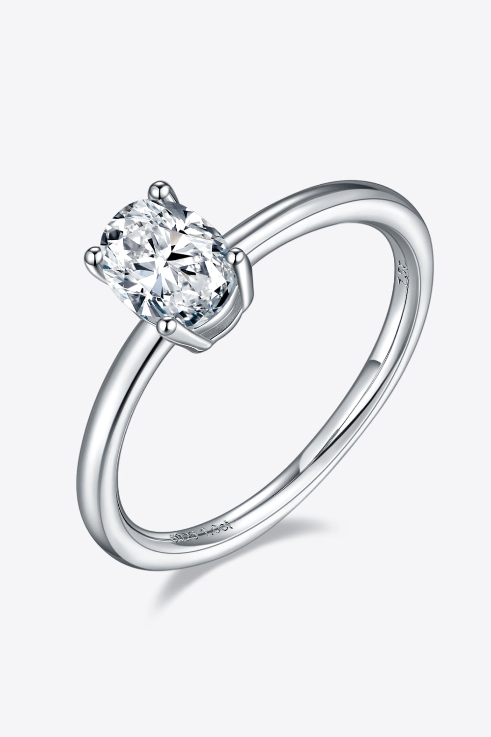 1 Carat Sparkala™ Platinum Over Pure Sterling Silver Solitaire Ring