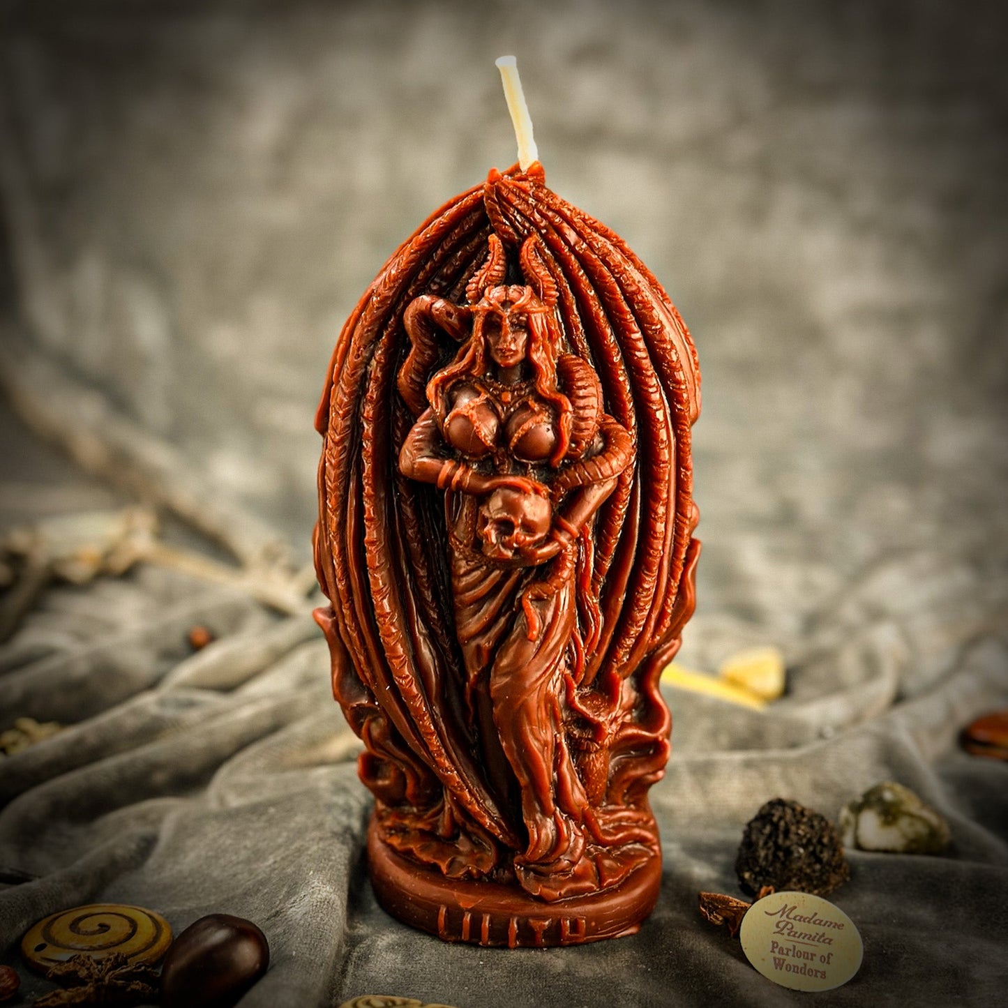Lilith Feminine Empowerment Candle Spell Kit - Independence & Goddess Magic