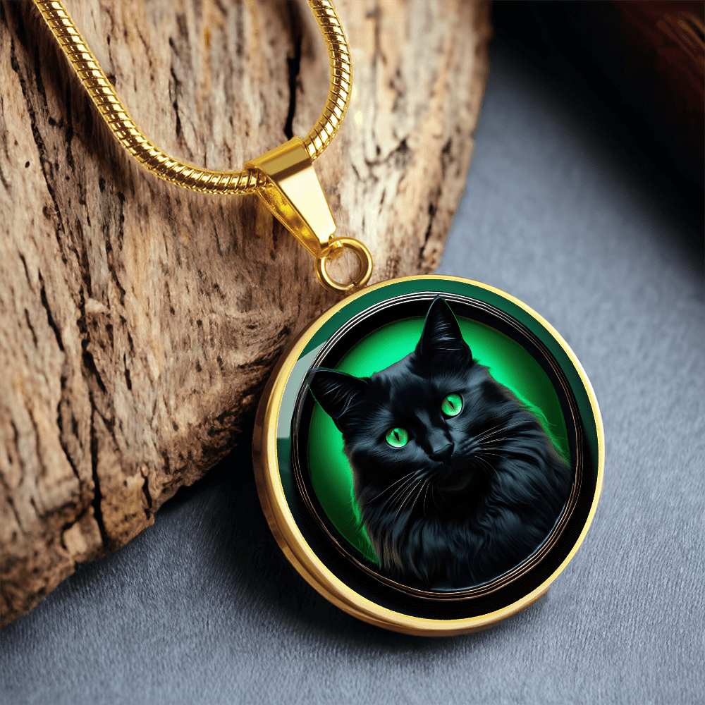 Black Beauty Cameo Necklace