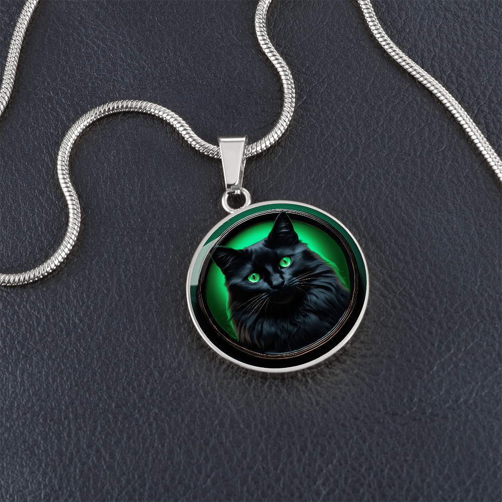Black Beauty Cameo Necklace