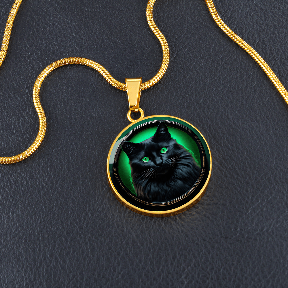 Black Beauty Cameo Necklace