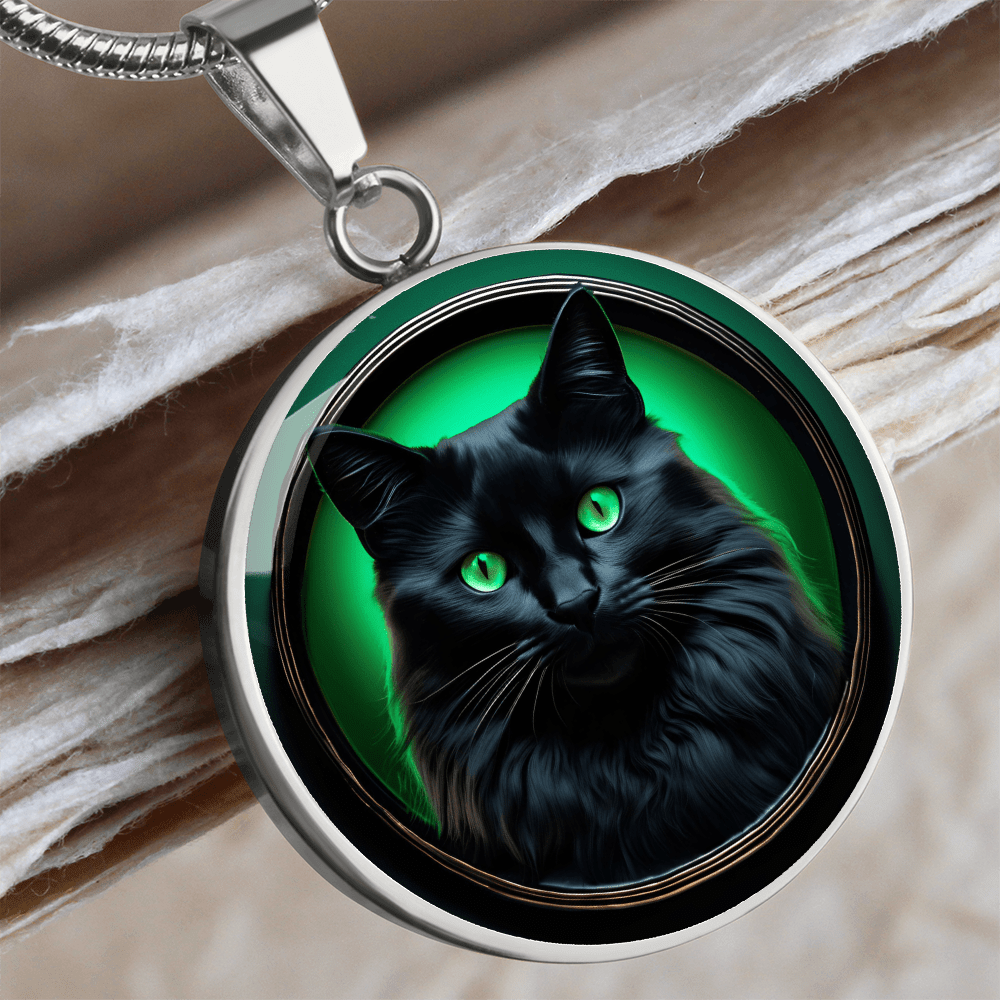Black Beauty Cameo Necklace