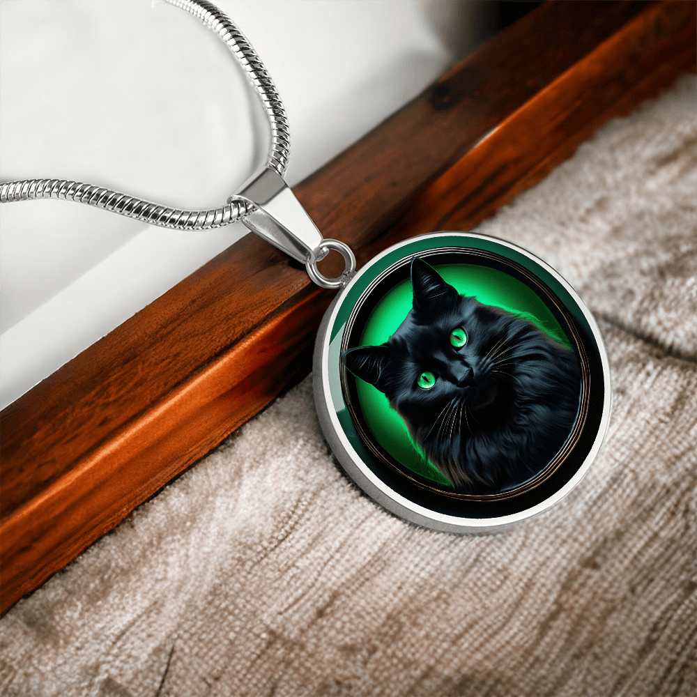 Black Beauty Cameo Necklace