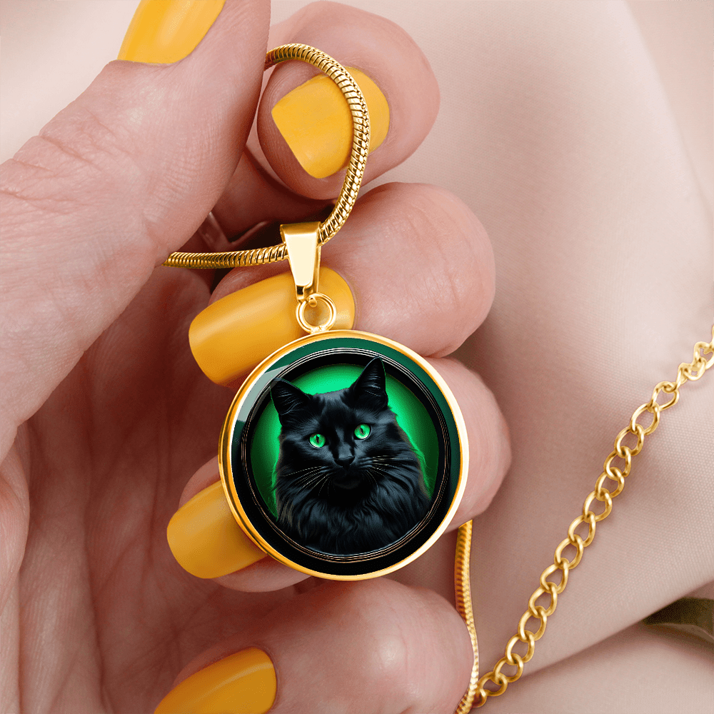 Black Beauty Cameo Necklace