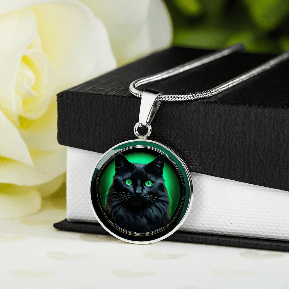 Black Beauty Cameo Necklace