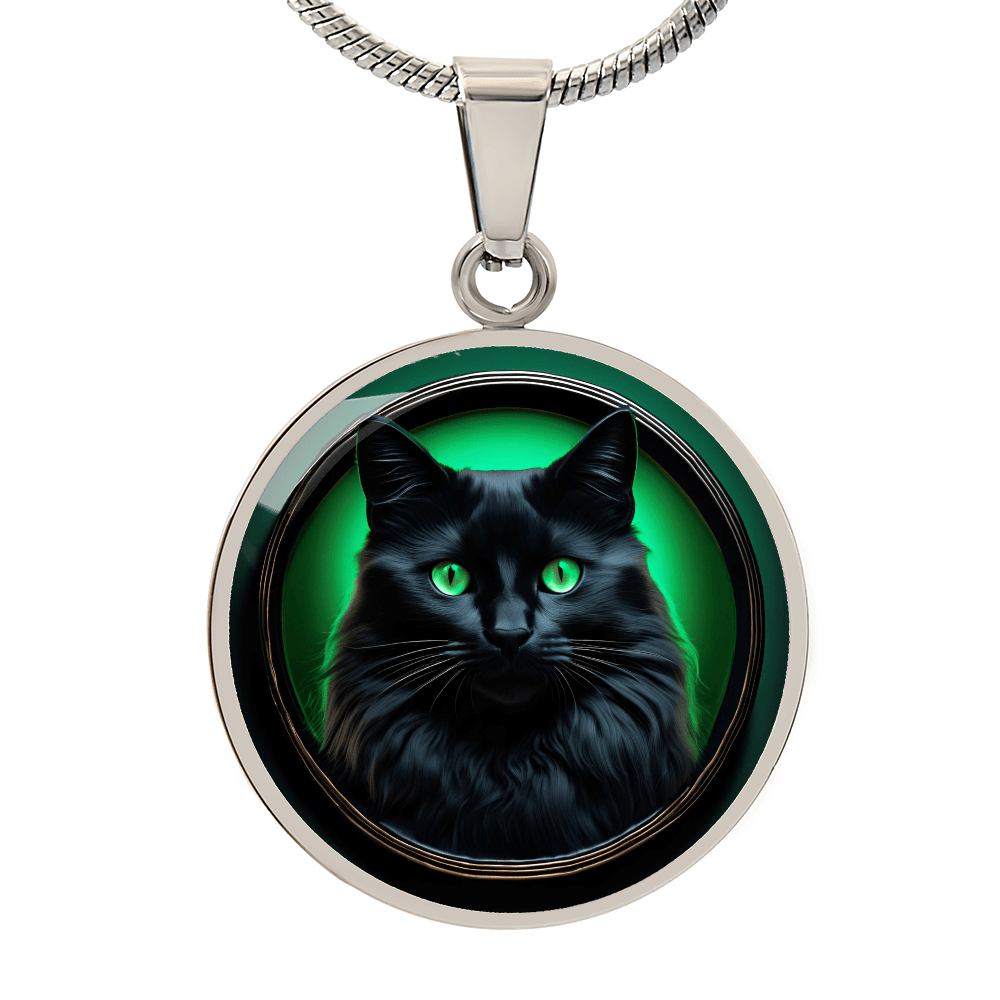 Black Beauty Cameo Necklace