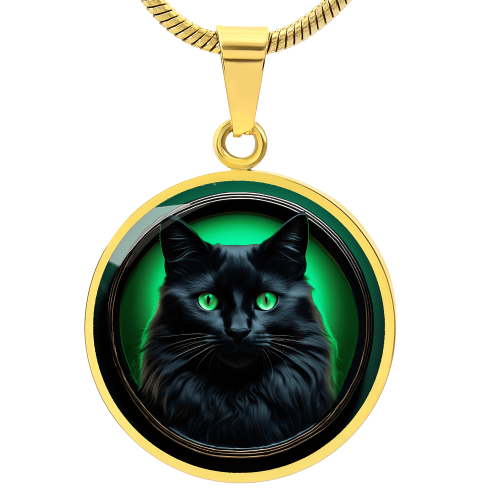 Black Beauty Cameo Necklace