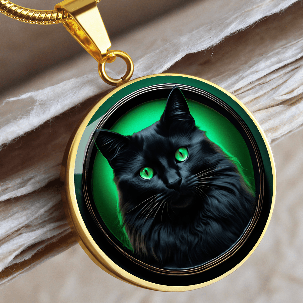 Black Beauty Cameo Necklace