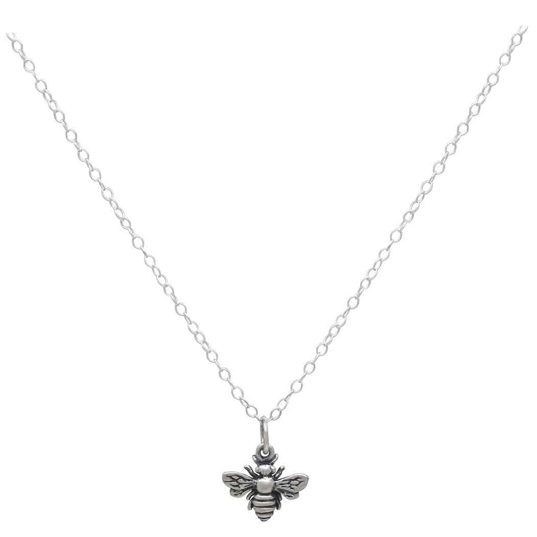 Sterling Silver Bumblebee Necklace