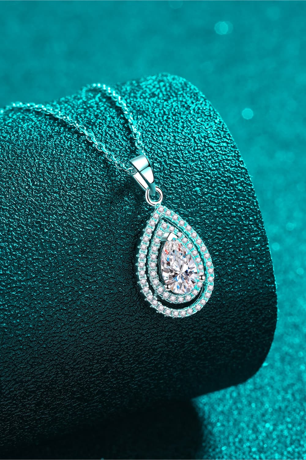 1 Carat Sparkala™ Teardrop Pendant Necklace