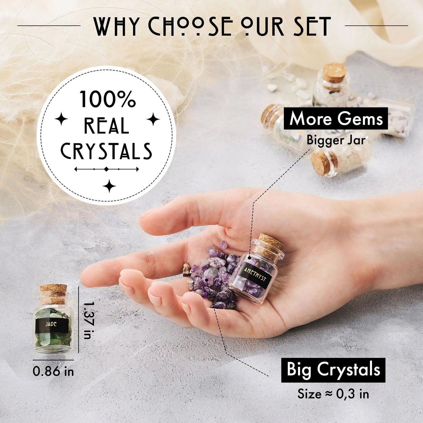 30 PCS Gemstone Kit