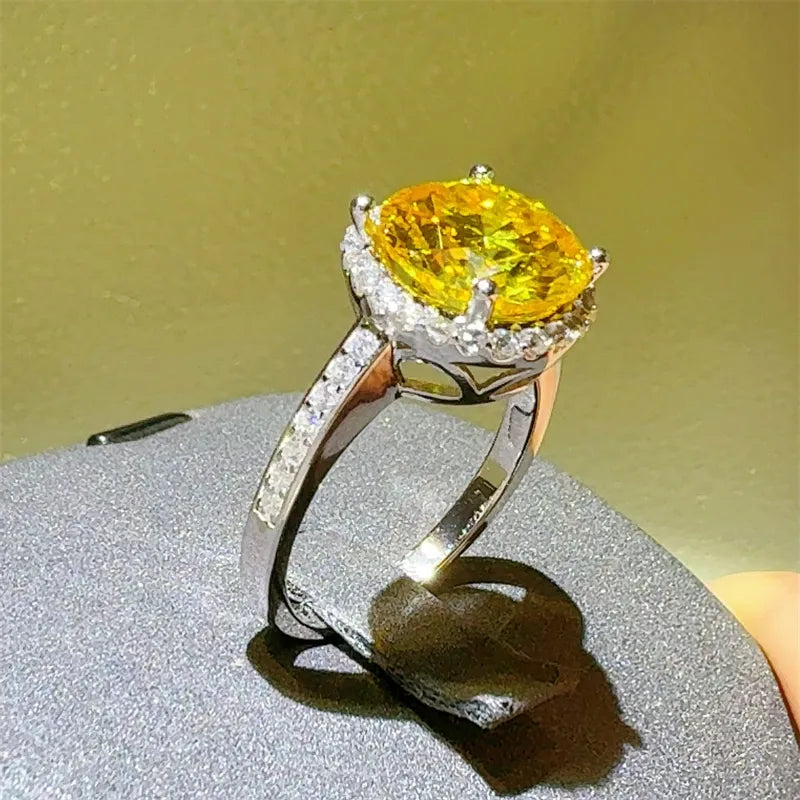 3 Carat Sparkala™ Zircon 925 Sterling Silver Ring