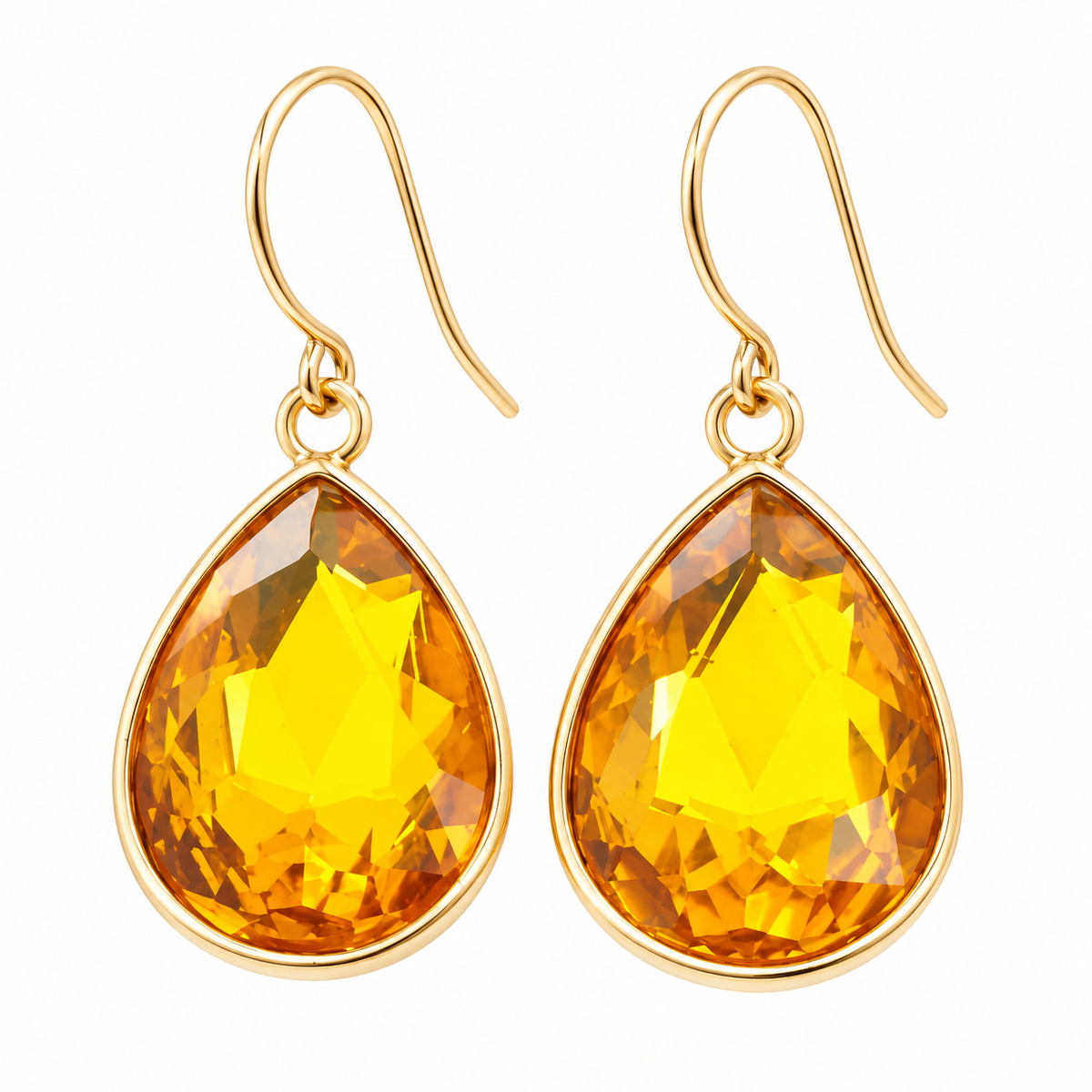 November Birthstone Crystal Earrings – 14k Gold Filled