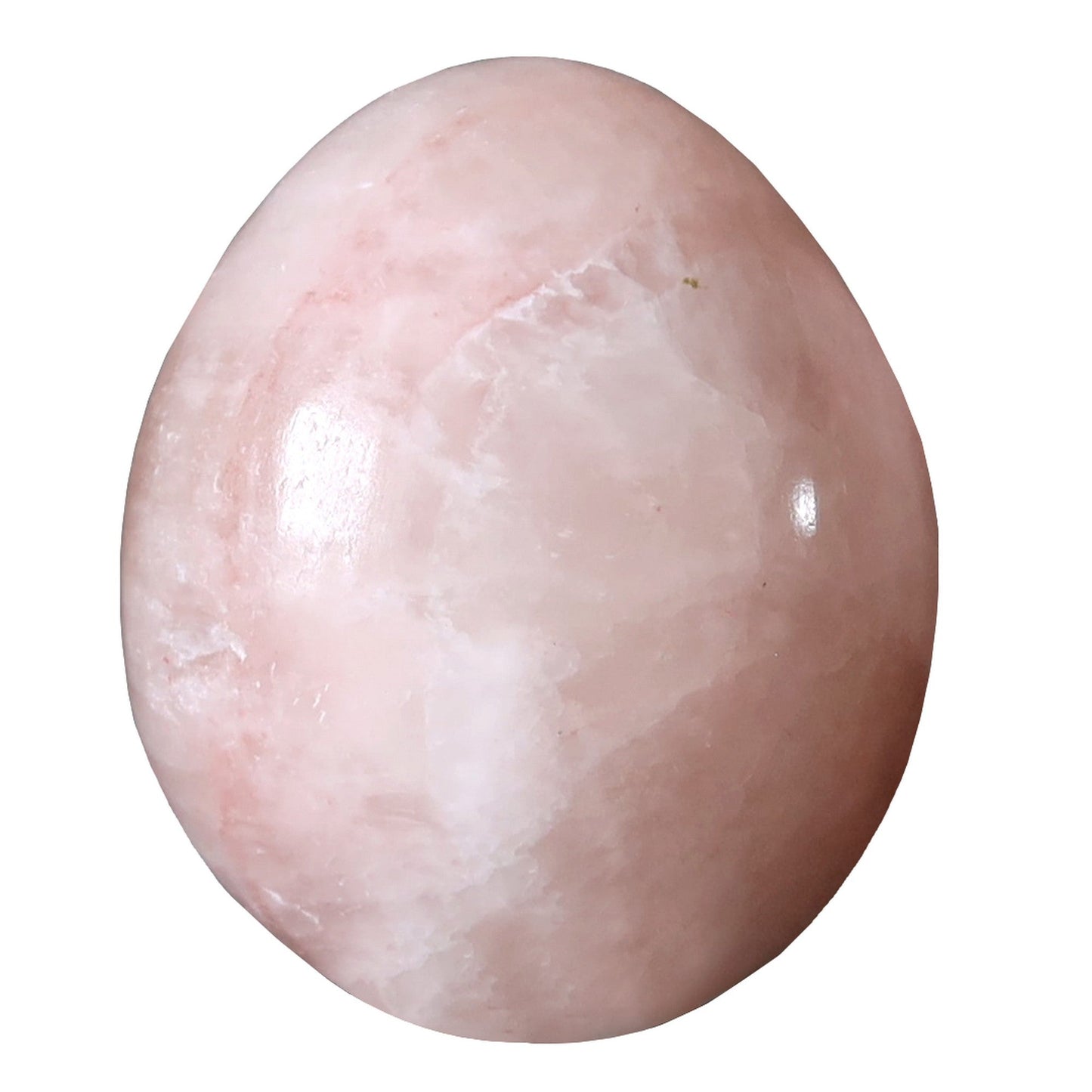 Pink Calcite Egg Rose in Bloom New Love Crystal