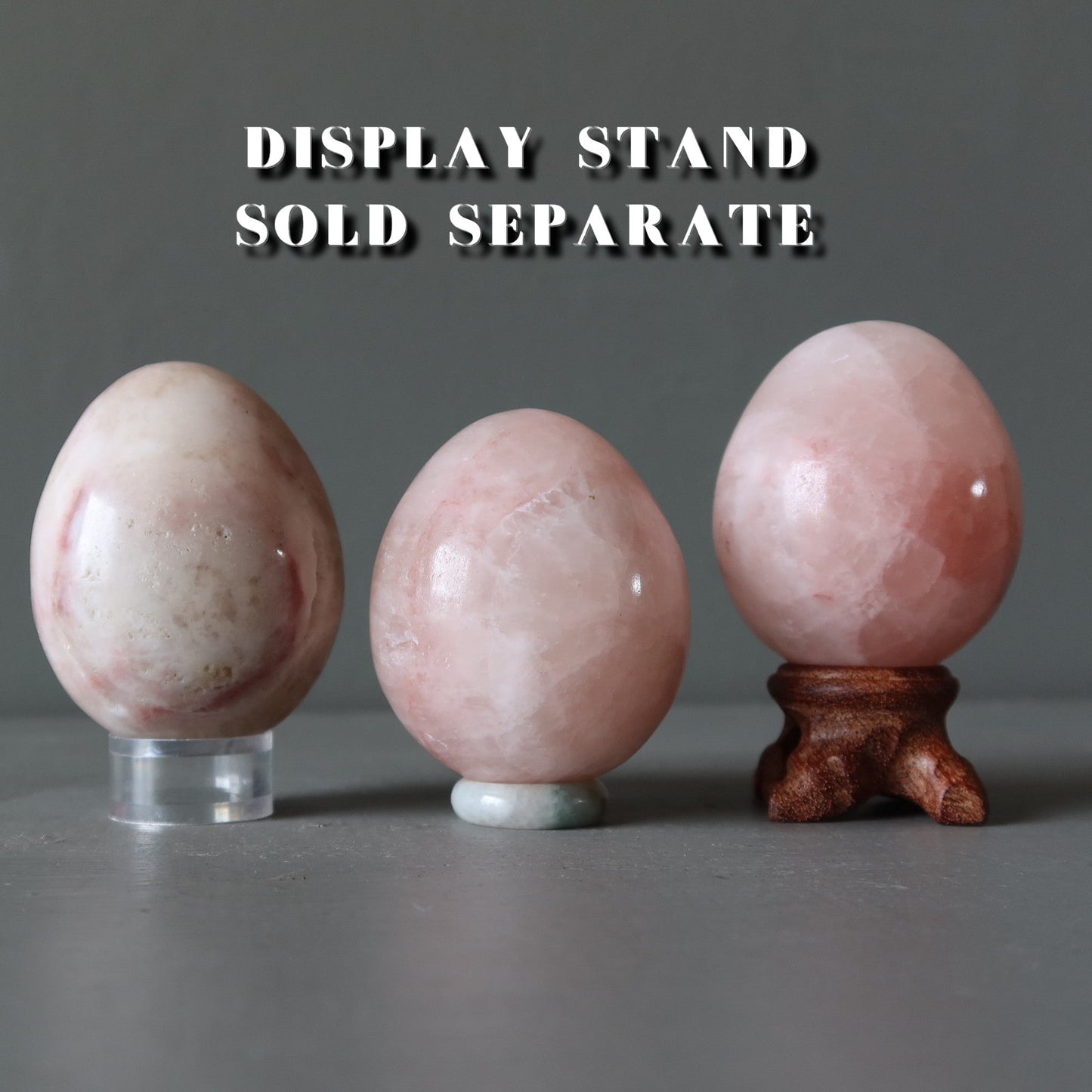 Pink Calcite Egg Rose Wounded Warrior