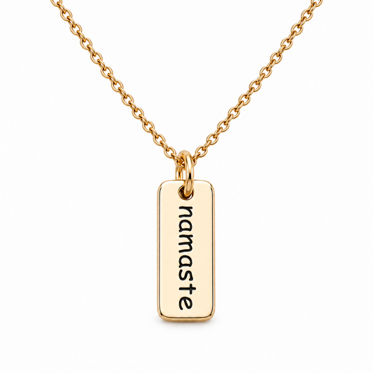 Tiny Namaste Necklace