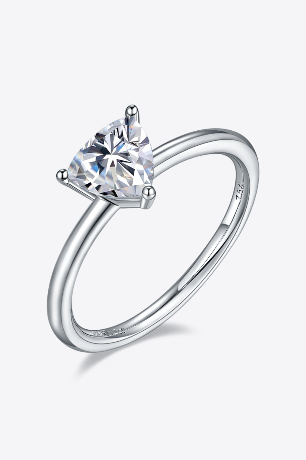 1 Carat Sparkala™ Platinum Over Pure Sterling Silver Solitaire Ring