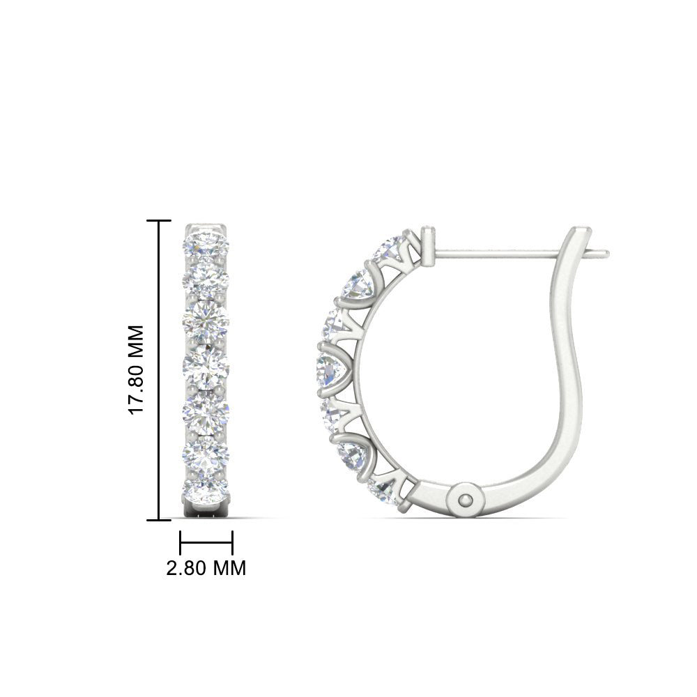 Modern Huggie Hoop Earrings