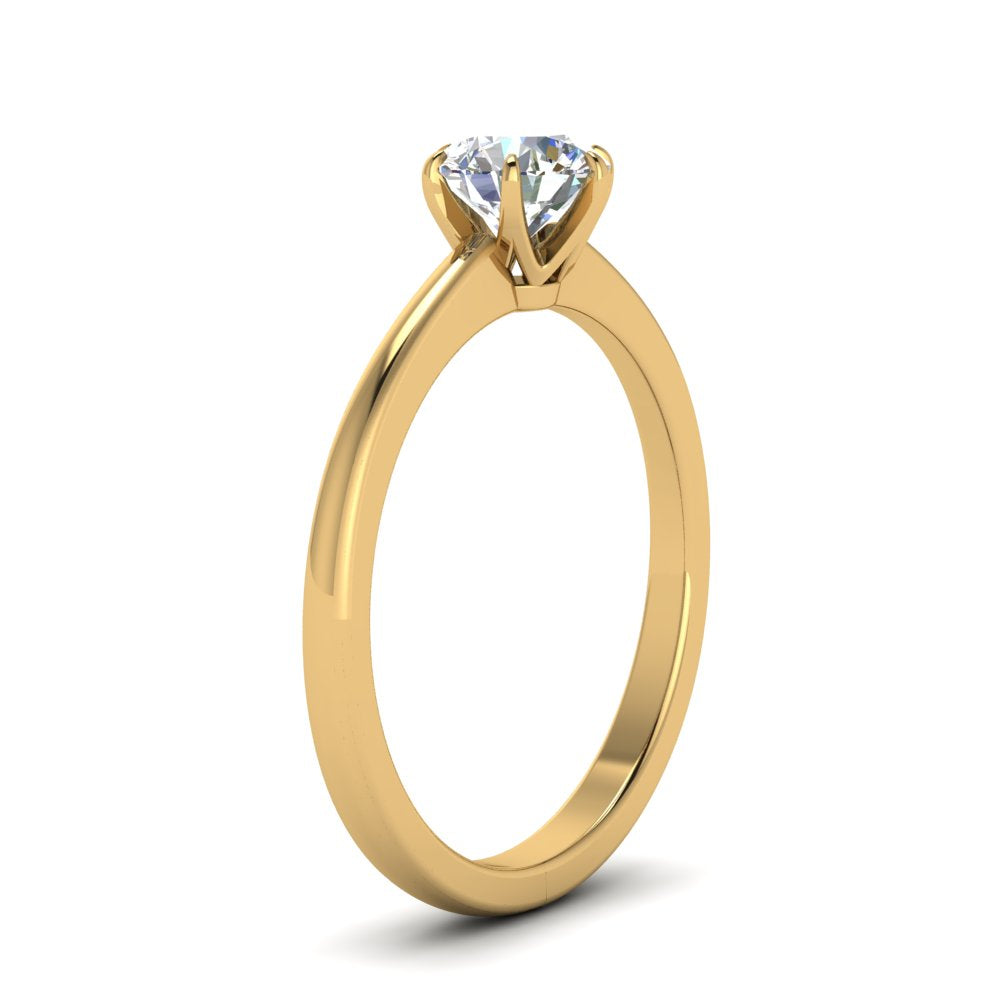 Classic Six Prong Solitaire Ring