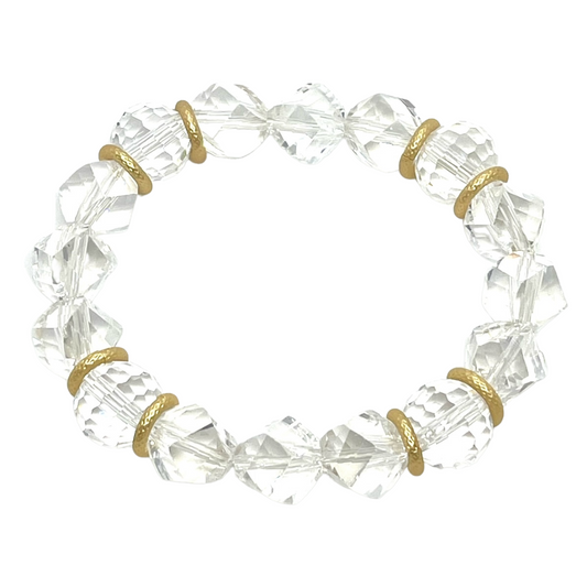 Clear Crystal Stretch Bracelet